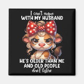 Aimant Je ne peux pas parler avec mon mari parce que les (Devant)