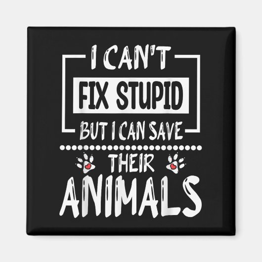 Aimant Je ne peux pas réparer les trucs, mais je peux sau (Devant)