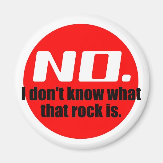 Aimant Je ne sais pas ce qu'est cette roche (rouge) (Devant)