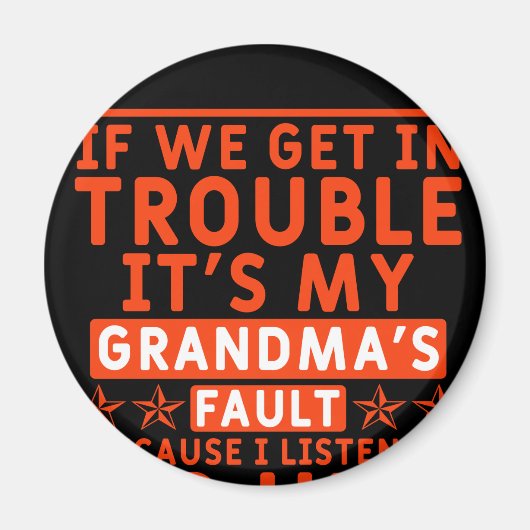 Aimant "Je ne suis pas là" (Devant)