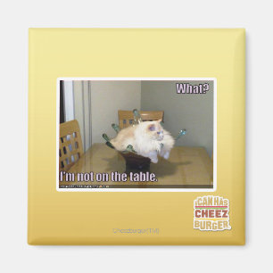Aimant Je ne suis pas sur la table