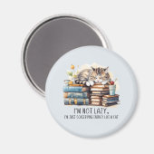 Aimant Je ne suis pas un chat mignon (Recto/Verso)