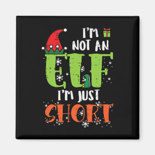 Aimant Je Ne Suis Pas Un Elfe Juste Court Drôle Noël Homm