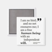 Aimant Je Ne Suis Pas Un Oiseau (Recto/Verso)