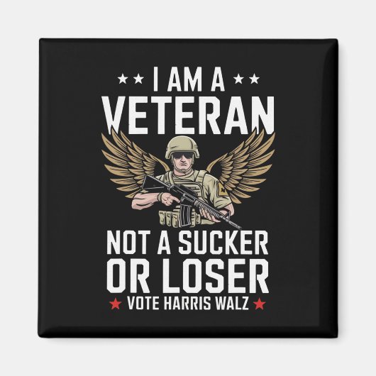 Aimant Je ne suis pas un vétéran, pas un vainqueur ou un  (Devant)