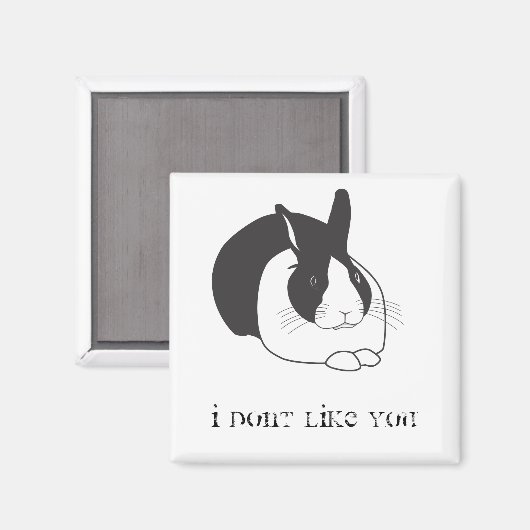 Aimant Je ne t'aime pas (Recto/Verso)