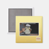 Aimant Je ne veux pas aller à da fancee partee (Recto/Verso)