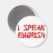 Aimant Je Parle Anglais (Recto/Verso)