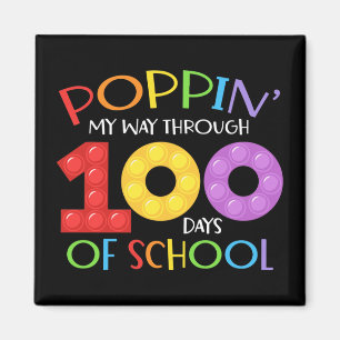 Aimant Je passe 100 jours à l'école