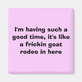 Aimant Je passe un si bon moment, c'est comme un fricki..