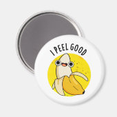 Aimant Je Peel Good Fundy Fruit Banana Pun (Recto/Verso)