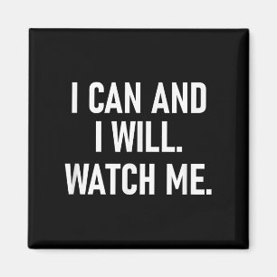 Aimant Je Peux Et Je Vais Me Regarder, Inspirant, Positif