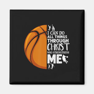 Aimant Je Peux Faire Tout Par Christ Basketball Chri