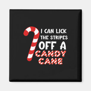 Aimant Je Peux Lick Les Bandes D'Un Sucre de canne. Drôle