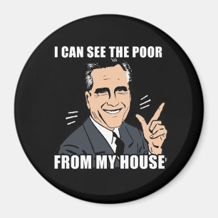 Aimant Je peux voir les pauvres de chez moi