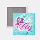 Aimant Je peux voler (Recto/Verso)