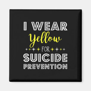 Aimant Je Porte Du Jaune Pour Le Sujet De Sensibilisation