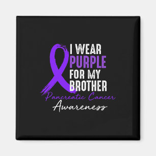 Aimant Je Porte Du Purple Pour Frère Pancréatique Cancer