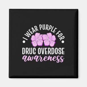 Aimant Je Porte Du Purple Pour La Sensibilisation À La Su