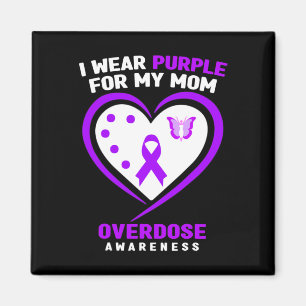 Aimant Je Porte Du Violet Pour Ma Mère Surdose Sensibilis