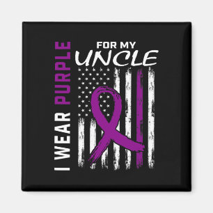 Aimant Je Porte Du Violet Pour Mon Oncle Epilepsy Sensibi