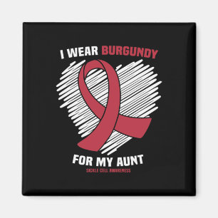 Aimant Je Porte La Bourgogne Pour Ma Tante Sensibilisatio