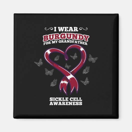 Aimant Je Porte La Bourgogne Pour Mon Grand-Père La Cellu (Devant)