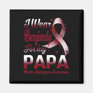 Aimant Je Porte La Bourgogne Pour Mon Papa Cerveau Aneury