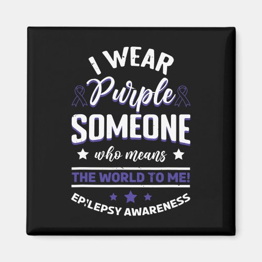 Aimant Je Porte Le Bleu Pour Quelqu'Un Signifie L'Épileps (Devant)