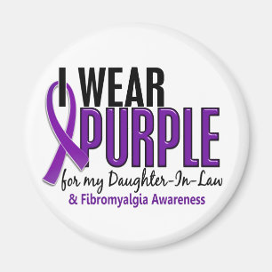 Aimant Je porte le pourpre pour la fibromyalgie de la