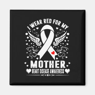 Aimant Je Porte Le Rouge Pour Ma Mère Maladie Cardiaque S