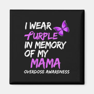 Aimant Je Porte Le Violet En Mémoire De Mon Adjudicateur