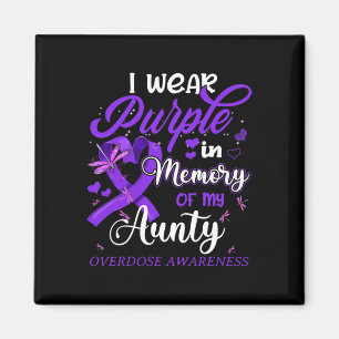 Aimant Je Porte Le Violet En Mémoire Pour Ma Grosse Surdo