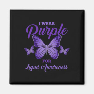Aimant Je Porte Le Violet Pour La Sensibilisation Lupus C