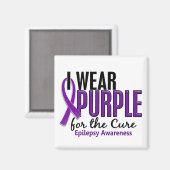 Aimant Je Porte Le Violet Pour L'Épilepsie Cure 10 (Recto/Verso)