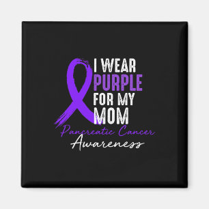 Aimant Je Porte Le Violet Pour Ma Mère Sensibilisation Au