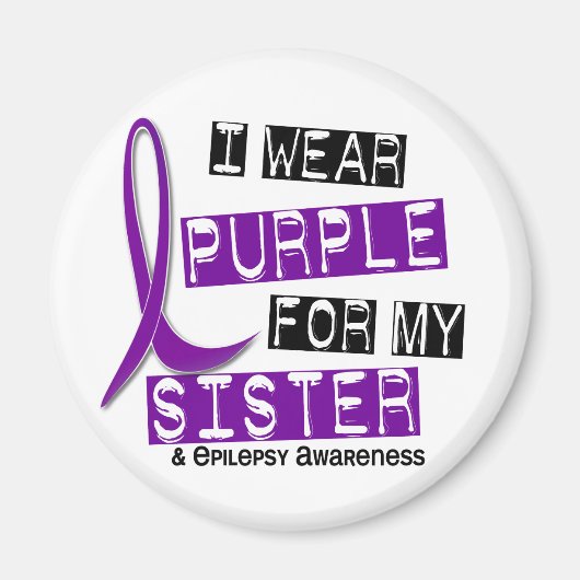 Aimant Je Porte L'Épilepsie De Soeur Violette (Devant)