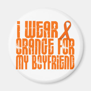Aimant Je porte l'orange pour mon ami 16