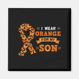 Aimant Je Porte L'Orange Pour Mon Fils Leucémie Cancer Du
