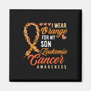 Aimant Je Porte L'Orange Pour Mon Fils Leucémie Cancer Se