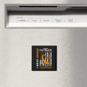 Aimant Je Porte Orange Pour Ma Mère Leucémie (In Situ (Lave-vaisselle))