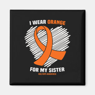 Aimant Je Porte Orange Pour Ma Soeur Rsdcrps Sensibilisat