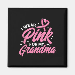 Aimant Je Porte Rose Pour Ma Grand-mère Rose Sensibilisat