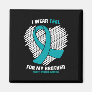 Aimant Je Porte Une Turquoise Pour Mon Frère Tourette Syn