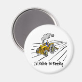 Aimant Je préfère être agricole (Recto/Verso)