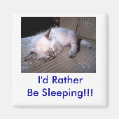 Aimant Je Préférerais Dormir ! ! ! (Devant)