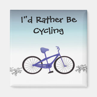 Aimant Je préférerais faire du vélo