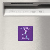 Aimant Je préférerais patiner (In Situ (Lave-vaisselle))