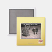 Aimant Je répare le chiot (Recto/Verso)