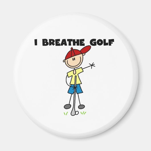 Aimant Je respire Golf (Devant)